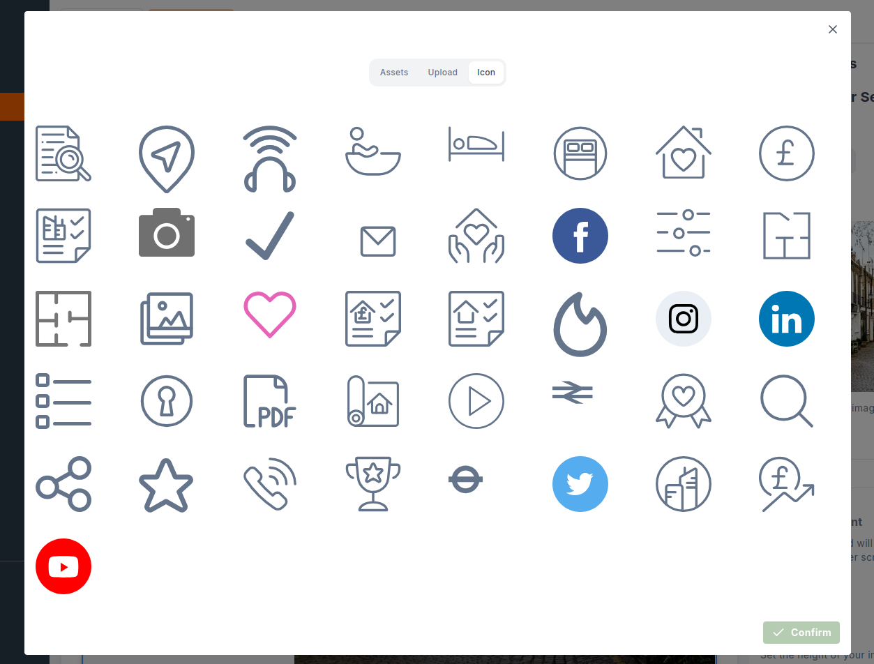Adding icons in admin