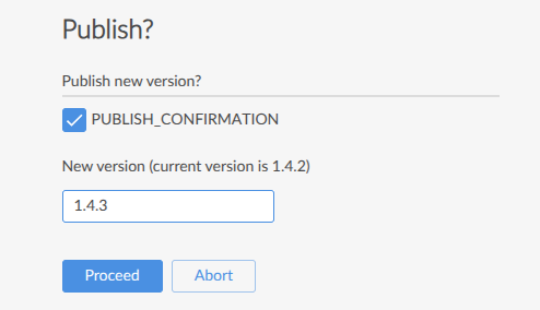 V4 Lib publish step
